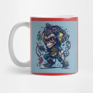 Monkey wearing hip-hop clothes Mug